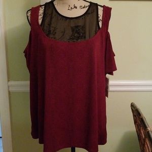 Worthington Tops - Worthington cold shoulder sz 1x Worthington Tops - Worthington cold shoulder sz 1x